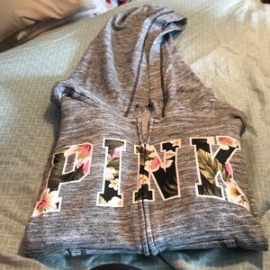 PINK Boyfriend full zip spring break edition